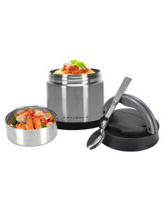 Termo Comida Aislado EEDABROS 0.7L Acero Inoxidable