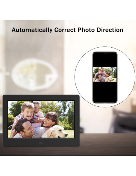 Marco de Fotos Digital 7" Atatat con Control Remoto 1080P