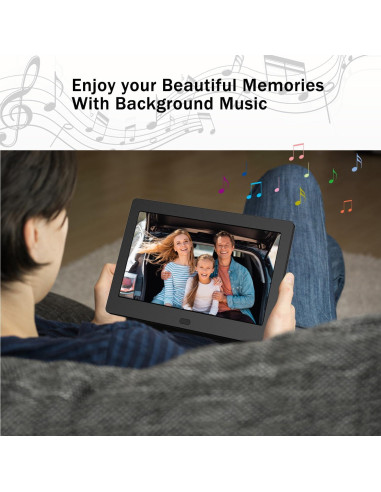 Marco de Fotos Digital 7" Atatat con Control Remoto 1080P