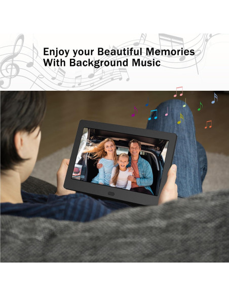 Marco de Fotos Digital 7" Atatat con Control Remoto 1080P