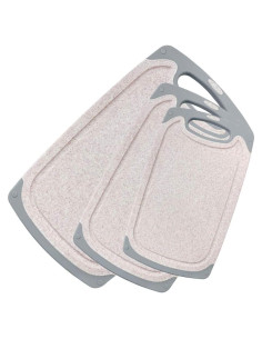 Juego de 3 Tablas de Cortar KIMIUP Antideslizantes 39.6x23.9cm