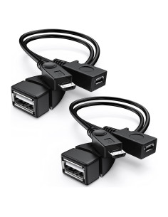Adaptador Micro USB OTG con Alimentación ANDTOBO - Paquete de 2