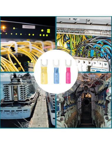 80 Conectores de Horquilla ZONBANG 12-10AWG Impermeables