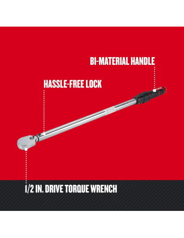 Llave de Torque CRAFTSMAN 1/2" 50-250 ft-lb (68-339 Nm)