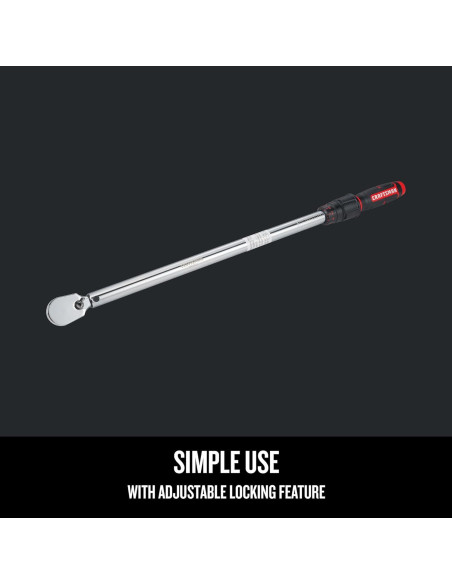 Llave de Torque CRAFTSMAN 1/2" 50-250 ft-lb (68-339 Nm)