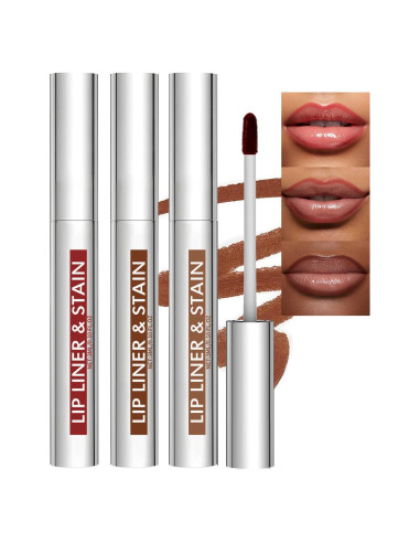 3 Piezas Lápiz Labial Mate Skynest - Tinte Labial Hidratante