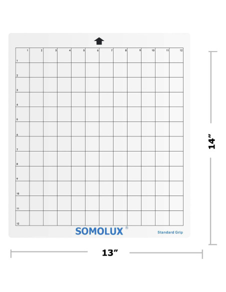 Alfombrilla de Corte SOMOLUX 30.48x30.48 cm Transparente - Paquete de 3