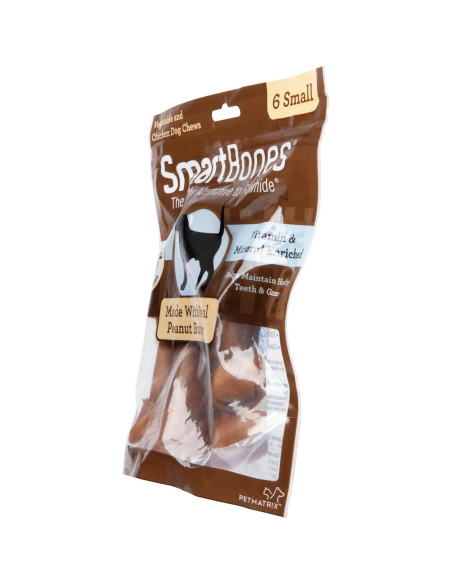 SmartBones Masticables para Perros Pequeños 380g Sin Cuero Crudo