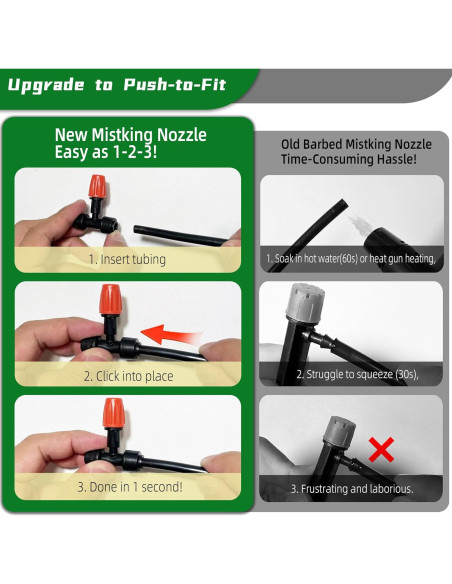 20 Emisores de Riego por Goteo Spalolen Ajustables 1/4"