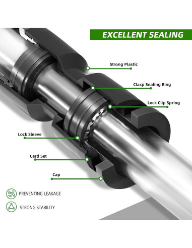 20 Emisores de Riego por Goteo Spalolen Ajustables 1/4"