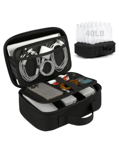 Organizador Electrónico de Viaje ZOMFELT Doble Capa Negro