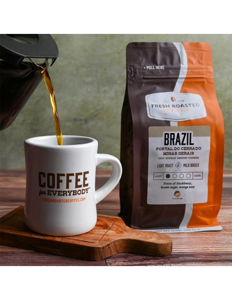 Café Fresco Tostado Brasil Minas Gerais 340 g Grano Entero