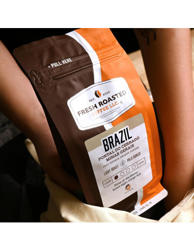 Café Fresco Tostado Brasil Minas Gerais 340 g Grano Entero