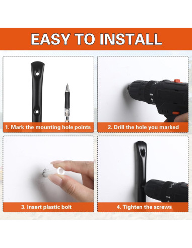 Soporte de Almacenamiento para Kayak JaGely 39x27cm Negro