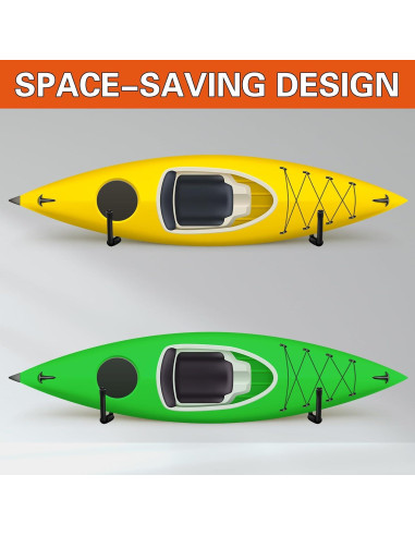 Soporte de Almacenamiento para Kayak JaGely 39x27cm Negro