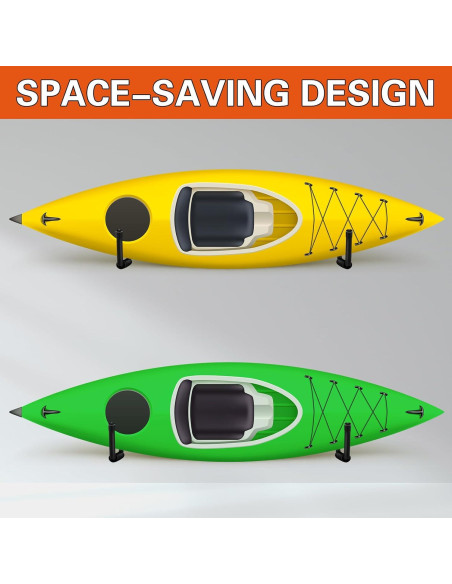 Soporte de Almacenamiento para Kayak JaGely 39x27cm Negro