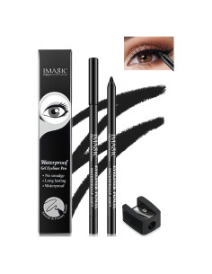Lápiz Delineador de Ojos Gel Negro Mate LYSdefeu 1 Pcs