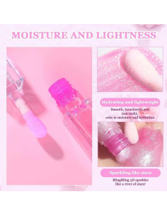 Aceite de Labios Hidratante Ginaday, Cambia de Color, 32g 2