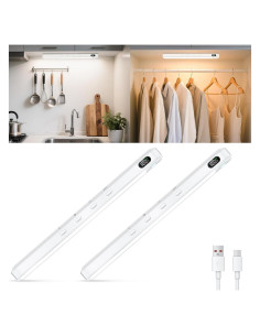 Luces LED de Gabinete WILLED, Sensor de Movimiento, 2 Paquete