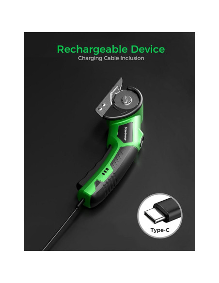 Cortador de Cartón Eléctrico Inalámbrico Soleilwear TY008