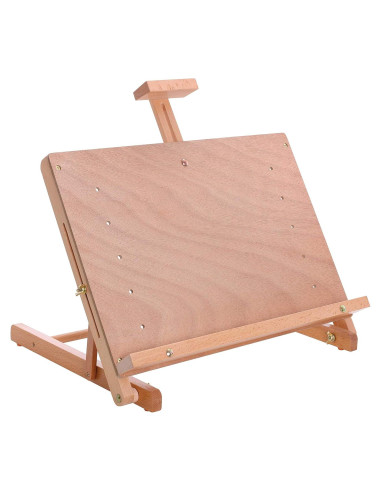 Caballete de Madera Sólida Suministro de Arte E-416 Ajustable