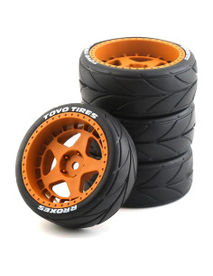 Neumáticos de Caucho Lifehead 65mm para Coche RC 1/10