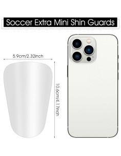 Espinilleras de Fútbol Ymapinc Ultra Livianas Negro y Blanco 2