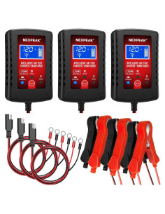 Cargador de Batería Inteligente NEXPEAK 6V/12V 1.75A 4 en 1