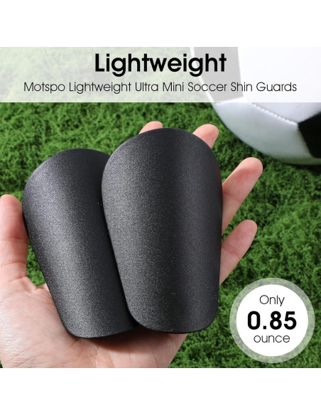 Espinilleras de Fútbol Ymapinc Ultra Livianas Negro y Blanco