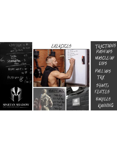 Chaleco con peso ajustable SPARTAN SHADOW 9kg para entrenamiento