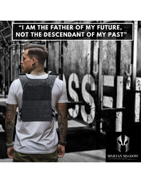 Chaleco con peso ajustable SPARTAN SHADOW 9kg para entrenamiento