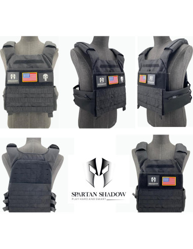 Chaleco con peso ajustable SPARTAN SHADOW 9kg para entrenamiento