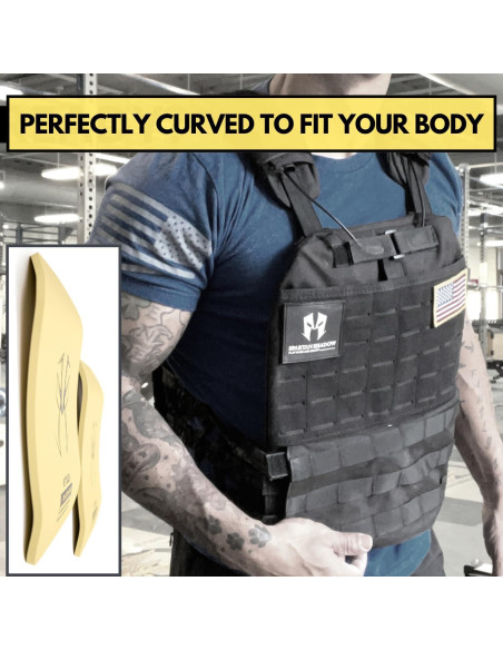 Chaleco con peso ajustable SPARTAN SHADOW 9kg para entrenamiento