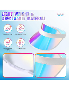 Gorras Visera de Verano Hercicy - 12 Pcs Protección UV Unisex 2