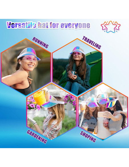 Gorras Visera de Verano Hercicy - 12 Pcs Protección UV Unisex