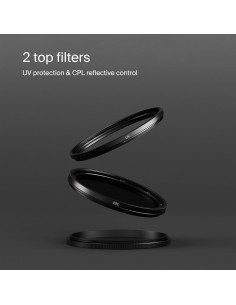 Kit de Filtros de Lente Urth 86mm UV y Polarizador CPL 2