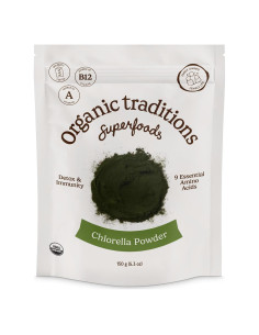 Polvo de Chlorella Orgánica Tradiciones Orgánicas 150g