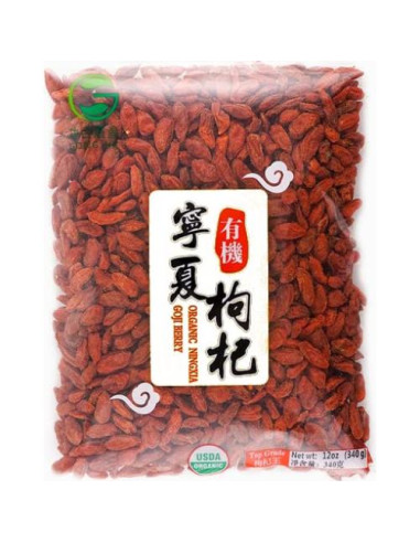 Baya de Goji Orgánica USDA OCM 227 g - Secas y Saludables