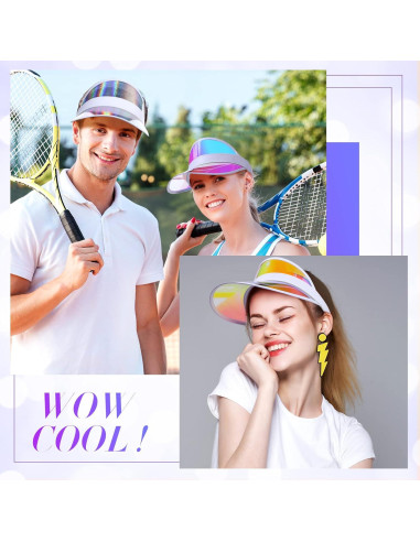 24 Sombreros Visera Solar Ajustables Unittype - Protección UV