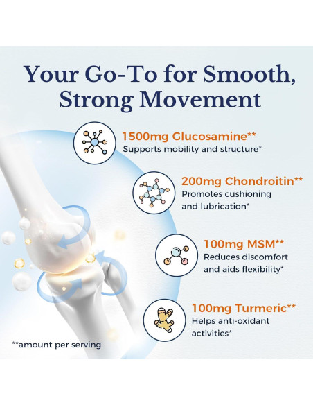 Vitalitown Glucosamina Condroitina MSM 240 Tabletas Sin Mariscos Vitalitown Glucosamina Condroitina MSM 240 Tabletas Sin Mariscos