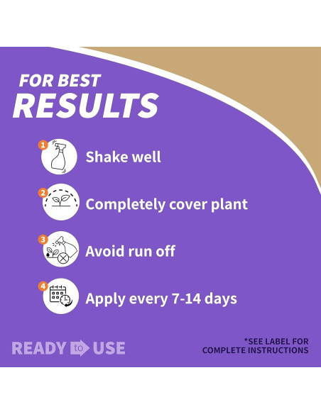 Spray Neem Max Bonide 1.89L Insecticida y Fungicida Orgánico