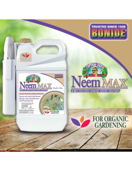 Spray Neem Max Bonide 1.89L Insecticida y Fungicida Orgánico