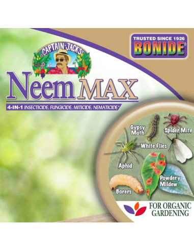 Spray Neem Max Bonide 1.89L Insecticida y Fungicida Orgánico