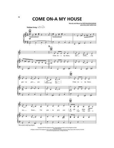 The Best of Rosemary Clooney Piano, Vocal and Guitar Chords