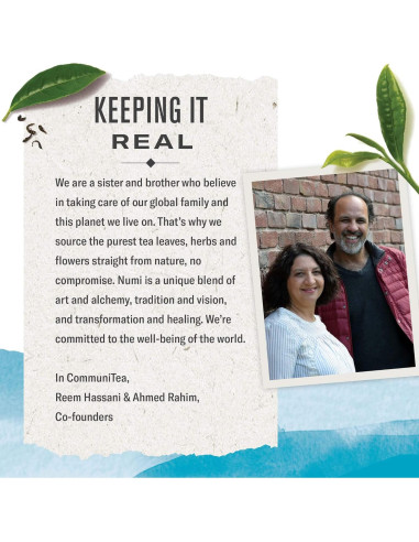 Té Orgánico Numi Mate Limón 18 Bolsitas - Sabor Energizante