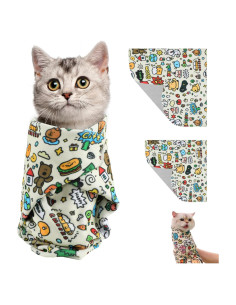 Envoltura Calmante para Gatos NUOKOU L (Hasta 5kg) Anti-Rasguños