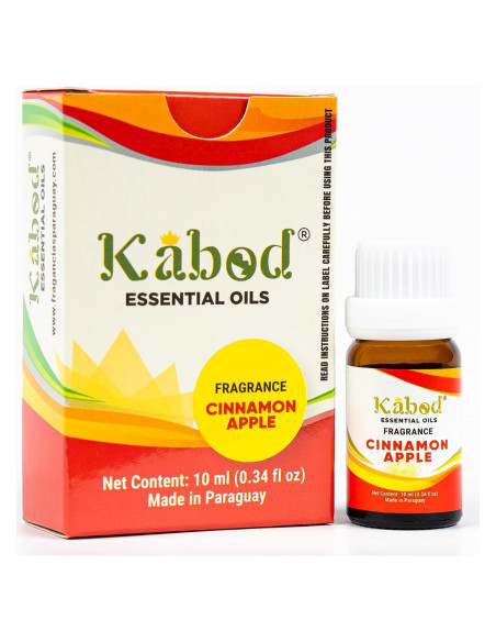 Aceite Esencial de Manzana Canela Kabod 10ml - Aromaterapia Aceite Esencial de Manzana Canela Kabod 10ml - Aromaterapia