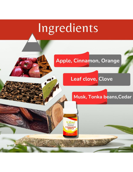 Aceite Esencial de Manzana Canela Kabod 10ml - Aromaterapia Aceite Esencial de Manzana Canela Kabod 10ml - Aromaterapia