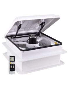 Ventilador de Techo RecPro Vento Deluxe 12V 10 Velocidades Blanco