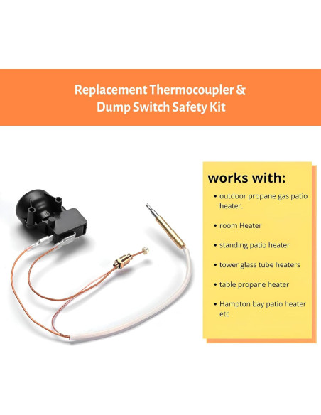 Repuestos IDEASURE para Calentadores de Patio - Termopar 60 cm